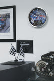 8346 Laser Tools Racing Wall Clock