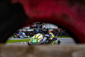 Cody Eustice competes in the Rye House Pro Kart Endurance Race