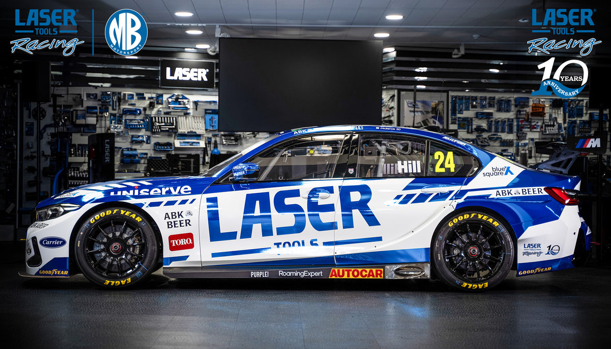 Laser Tools Racing with MB Motorsport unveil celebratory tenth-anniver