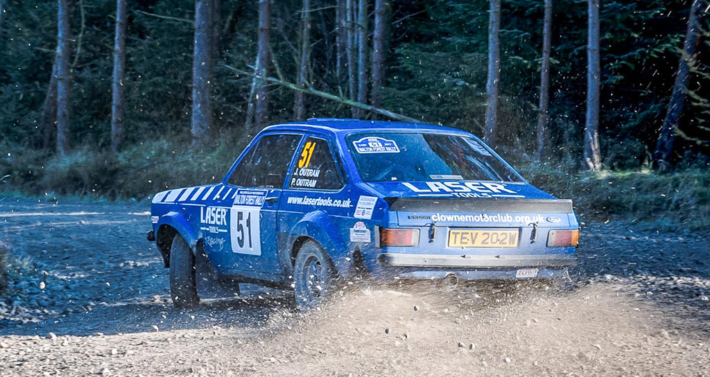 For Laser Rally Car Three rounds left for the Laser Tools Racing Rally Team