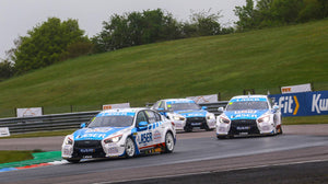 Wet & windy Thruxton hosts the opening rounds of the 2021 British Touring Car Championship