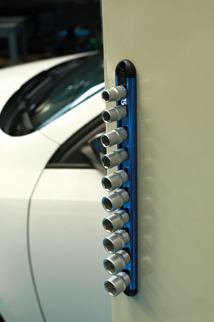 8088 Laser Tools Racing 45 Degree Quick Lock Socket Rail 1/2