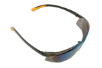 Safety Glasses - Black/Mirrored