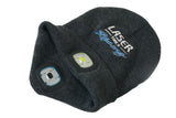 Laser Tools Racing Beanie Hat with Front/Rear Rechargeable Lights