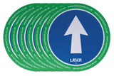 Laser Tools Floor Sticker Arrow Direction 6pc